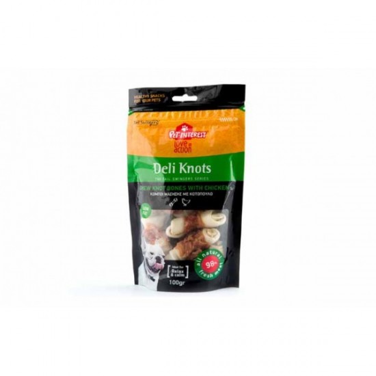PET INTEREST- CHEW KNOTS WITH CHICKEN