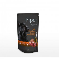 PIPER DOG CAN- CHICKEN HEARTS & BROWN RICE