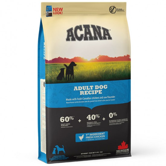 Συσκευασία ACANA Adult Dog τροφής για σκύλους με κοτόπουλο, γαλοπούλα και ψάρι