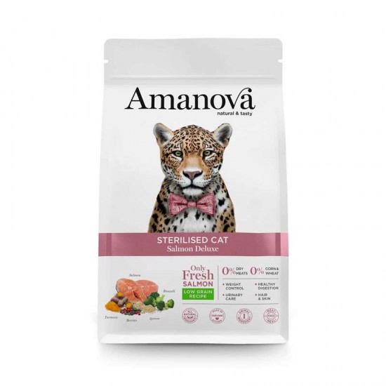 AMANOVA CAT- STERILISED SALMON DELUXE