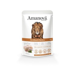 Amanova Φακελάκι Γάτας Sterilised Chicken