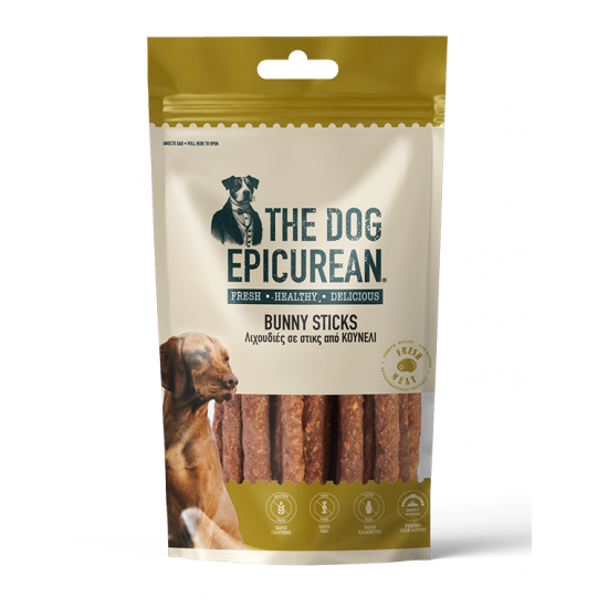 The Dog Epicurean Bunny Sticks 100gr- Στικς από Κουνέλι