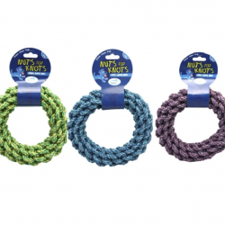 RING ROPE DOG TOY 20cm HAPPYPET