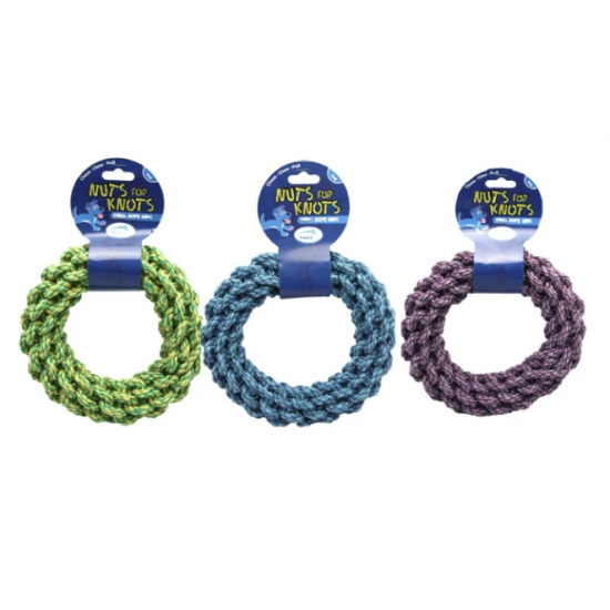 RING ROPE DOG TOY 20cm HAPPYPET