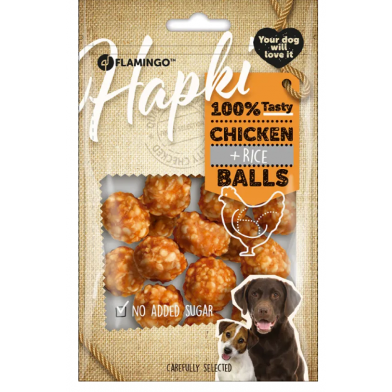 HAPKI FLAMINGO- CHICKEN BALLS ΛΙΧΟΥΔΙΕΣ ΣΚΥΛΟΥ