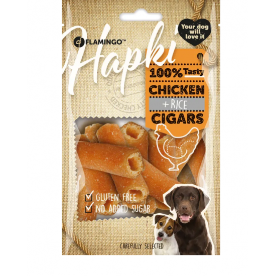 HAPKI FLAMINGO- CHICKEN & RICE CIGARS ΛΙΧΟΥΔΙΕΣ ΣΚΥΛΟΥ
