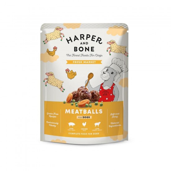 HARPER AND BONE- MEATBALLS FRESH MARKET ΦΑΚΕΛΑΚΙ ΣΚΥΛΟΥ