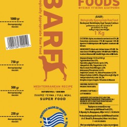 ΜΕΣΟΓΕΙΑΚΗ ΣΥΝΤΑΓΗ BARF- A&D NATURAL FOODS 1KG
