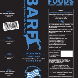 ΕΚΤΡΟΦΙΚΟ ΣΟΛΟΜΟΣ BARF- A&D NATURAL FOODS 18KG