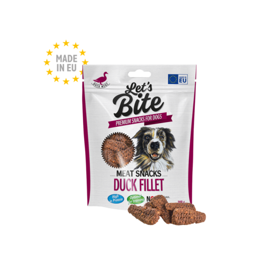 LET'S BITE- Premium Snacks Duck Fillets 80gr