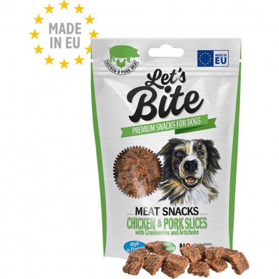 LET'S BITE- Premium Snacks Chicken & Pork Slices 80gr