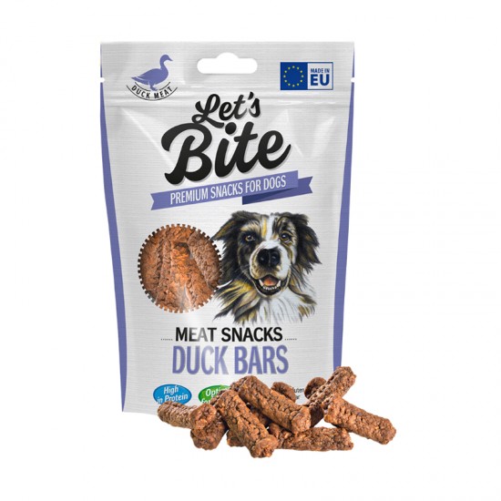 LET'S BITE- Premium Snacks Duck Bars 80gr