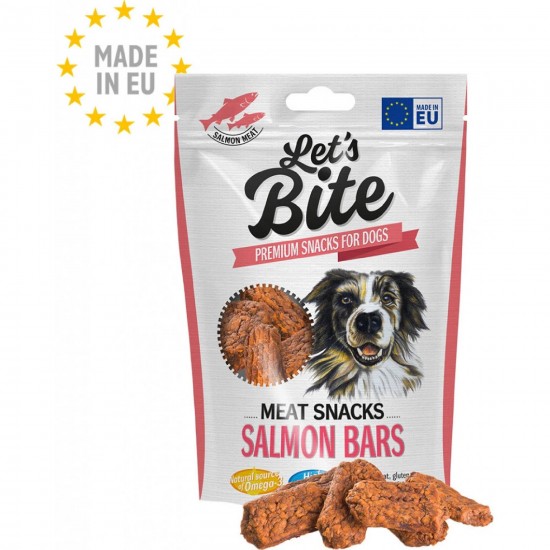 LET'S BITE- Premium Snacks Salmon Bars 80gr