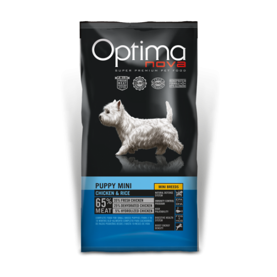 OPTIMA NOVA PUPPY MINI- ΚΟΤΟΠΟΥΛΟ & ΡΥΖΙ