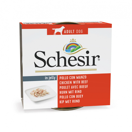 SCHESIR ADULT DOG - CHICKEN WITH BEEF IN JELLY