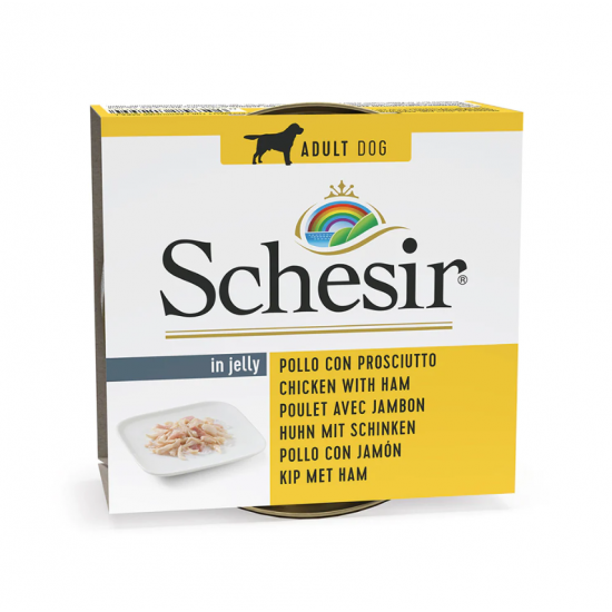 SCHESIR ADULT DOG - CHICKEN WITH HAM IN JELLY