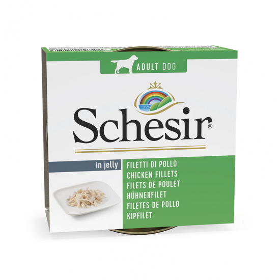 SCHESIR ADULT DOG - CHICKEN FILLETS IN JELLY