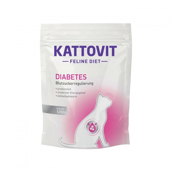 Diabetes Kattovit Chicken Dry Cat food 1250gr