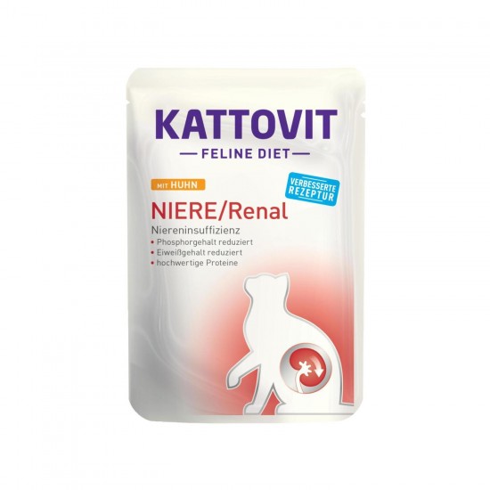 Renal Kattovit Κοτόπουλο Υγρή τροφή Γάτας 85 gr