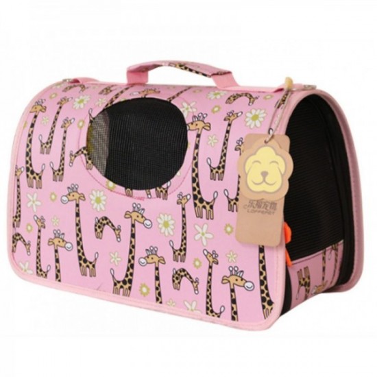 LARGE ΚΑΜΗΛΟΠΑΡΔΑΛΗ- ΤΣΑΝΤΑ ΜΕΤΑΦΟΡΑΣ ΣΚΥΛΟΥ/ ΓΑΤΑΣ- 52 x 22 x 31(Υ) cm