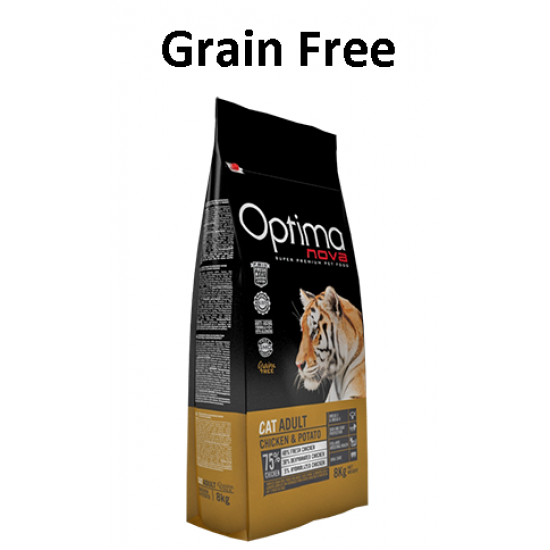 GRAIN FREE OPTIMA NOVA ADULT- ΚΟΤΟΠΟΥΛΟ & ΠΑΤΑΤΑ