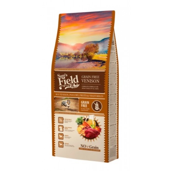 SAMS FIELD VENISON- GRAIN FREE