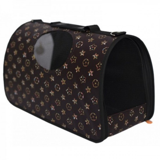 LARGE STARS- ΤΣΑΝΤΑ ΜΕΤΑΦΟΡΑΣ ΣΚΥΛΟΥ/ ΓΑΤΑΣ- 52 x 22 x 31(Υ) cm