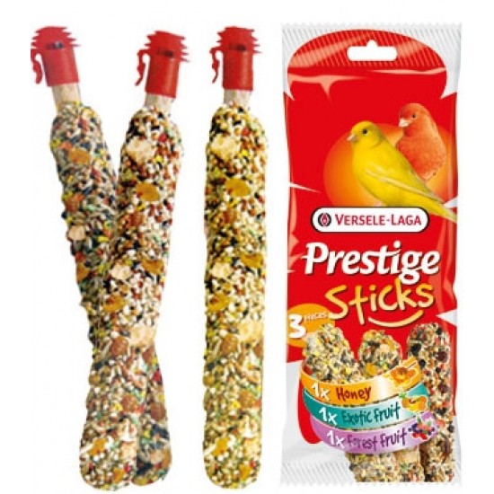 ΚΑΝΑΡΙΝΙΑ -VERSELE LAGA PRESTIGE- CANARY STICKS 3 ΓΕΥΣΕΙΣ